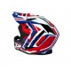 Casque progrip 3191 rouge / bleu