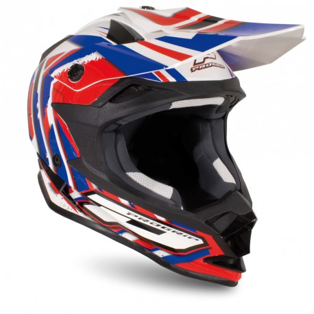 Casque progrip 3191 rouge / bleu