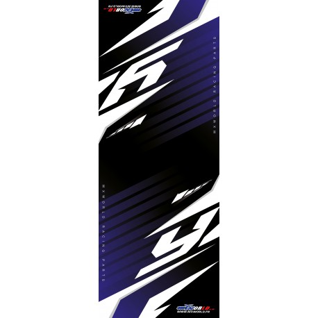 Tapis de sol Yamaha Racing Noir
