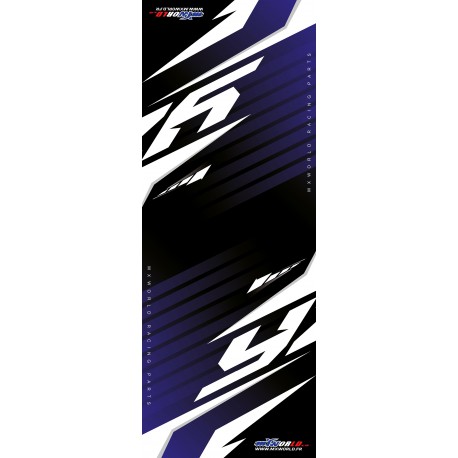 Tapis de sol Yamaha Racing Noir