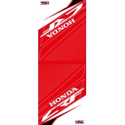 Tapis de sol HONDA RACING blanc