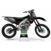 Kit Déco Complet ABC KAWASAKI Serie DARK