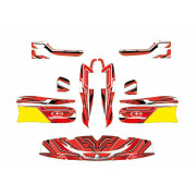 KIT DECO red kart