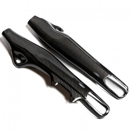 PROTECTEURS DE BRAS OSCILLANT EN CARBONE pour KTM EXC 250 2024 - 2025