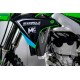 KIT DE PROTECTIONS DE RADIATEUR EN CARBONE pour KAWASAKI KXF 250 2021 - 2022 - 2023 - 2024