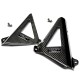 KIT DE PROTECTIONS DE RADIATEUR EN CARBONE pour KAWASAKI KXF 250 2021 - 2022 - 2023 - 2024