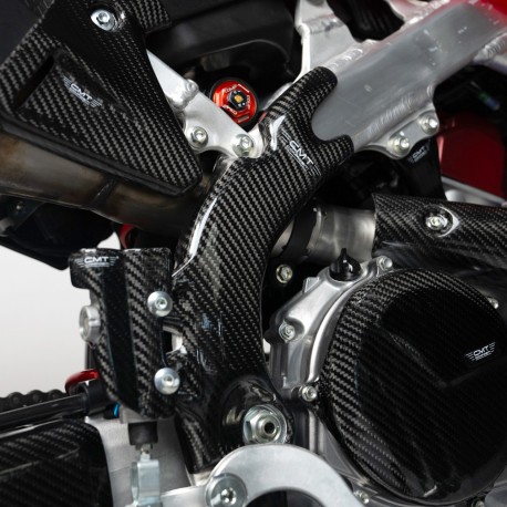 PROTECTEURS DE CADRE EN CARBONE pour HONDA CRF 450 R 2025