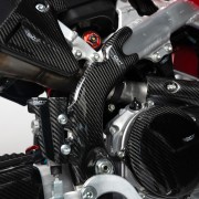 PROTECTEURS DE CADRE EN CARBONE pour HONDA CRF 450 R 2025
