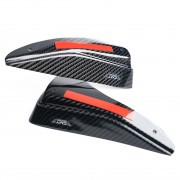 EXTENSIONS PANNEAUX LATÉRAUX AVANT EN CARBONE, FLAP pour HONDA CRF 450 R 2025