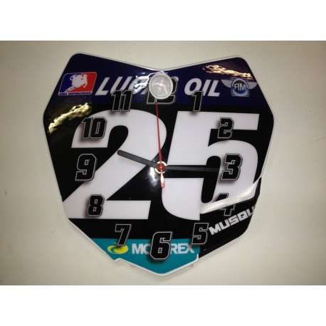 Horloge plaque AV moto