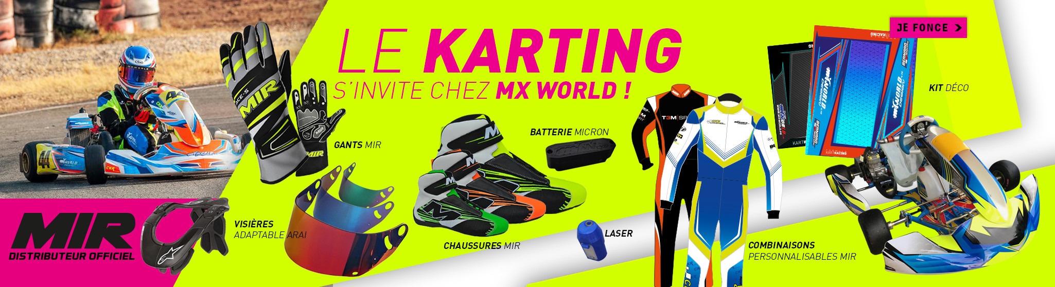 Le Karting s'invite chez MxWorld